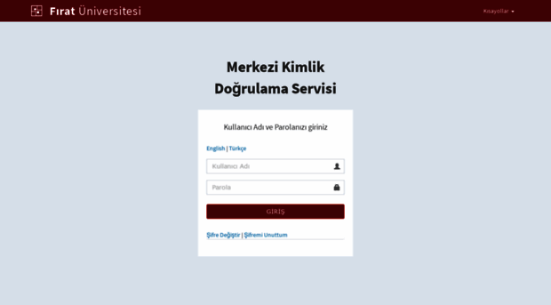jasig.firat.edu.tr - Central Authentication Service - Jasig Firat