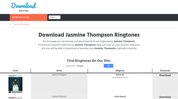 jasminethompson.download-ringtone.com