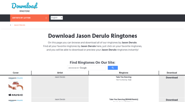 jasonderulo.download-ringtone.com