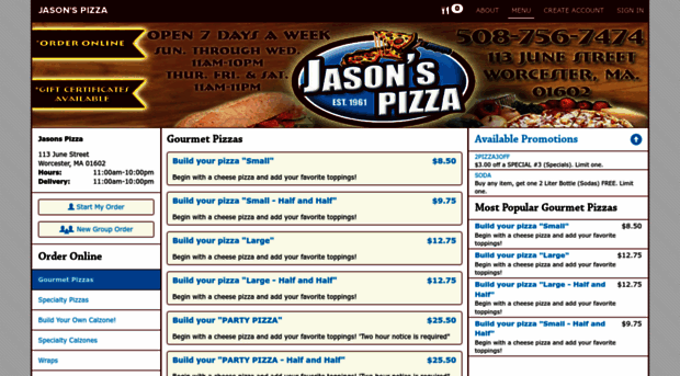 jasonspizza.netwaiter.com