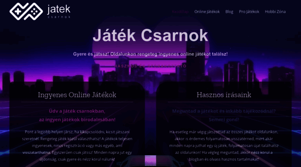 jatekcsarnok.hu