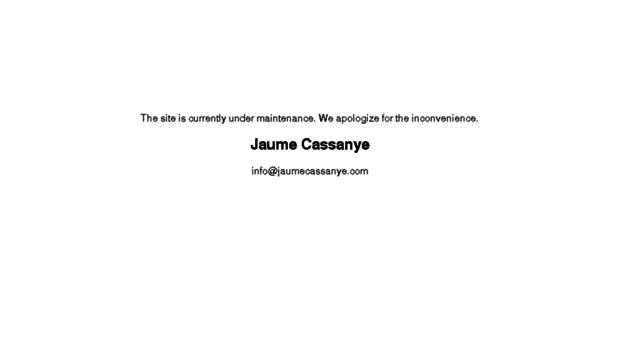 jaumecassanye.com