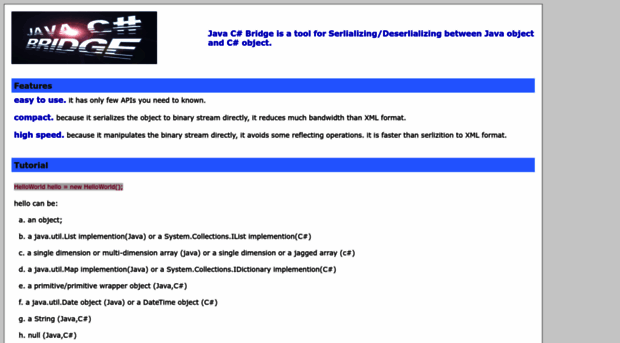 java-cs-bridge.sourceforge.net