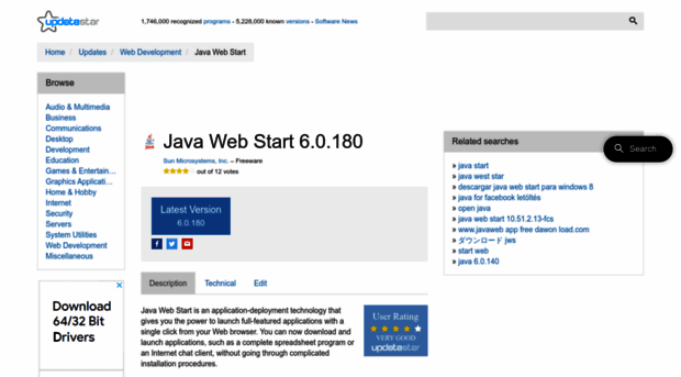 java-web-start.updatestar.com