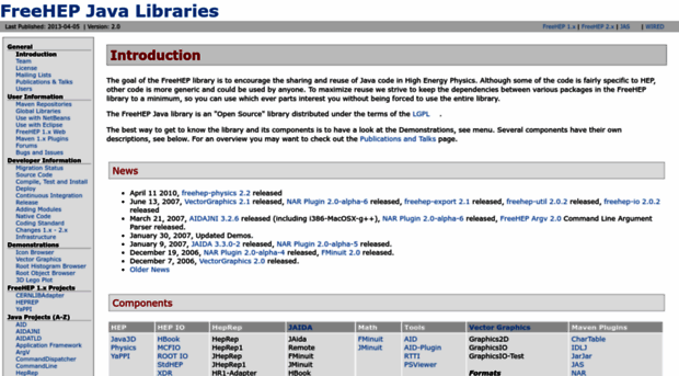 java.freehep.org