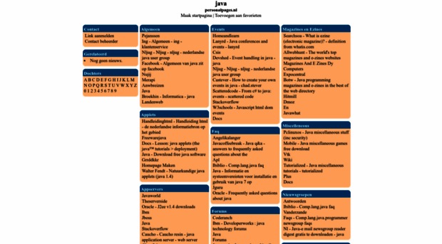 java.personalpages.nl