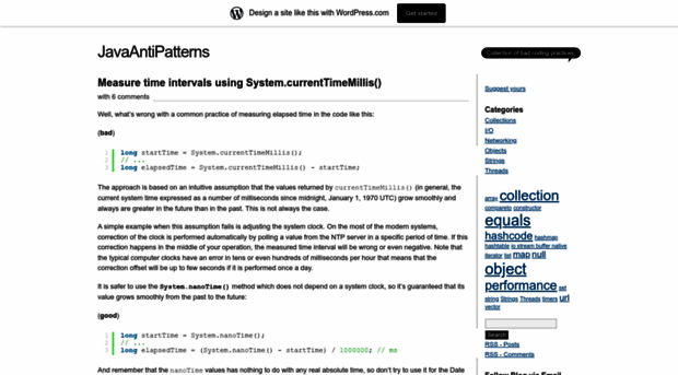 javaantipatterns.wordpress.com