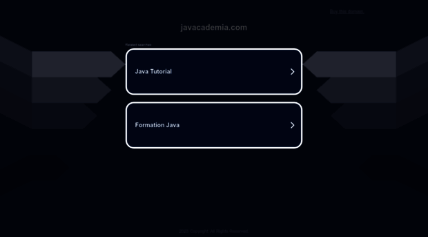 javacademia.com