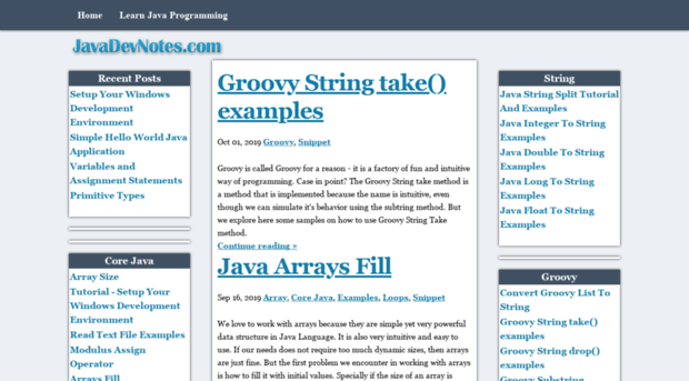 javadevnotes.com