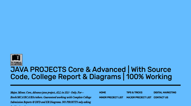 javaprojects.tutoriallearners.in