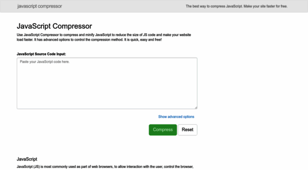 javascript-compressor.com