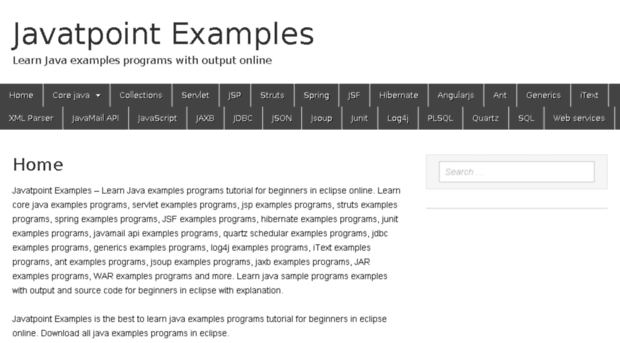 javatpointtutorial.net