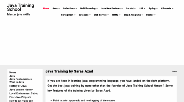 javatrainingschool.com