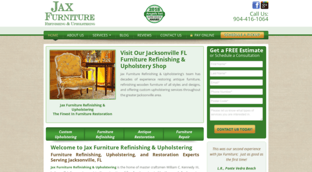 jaxfurniturerefinishingandupholstering.com