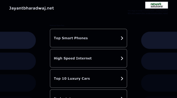 jayantbharadwaj.net