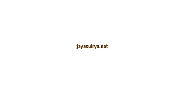 jayasuriya.net