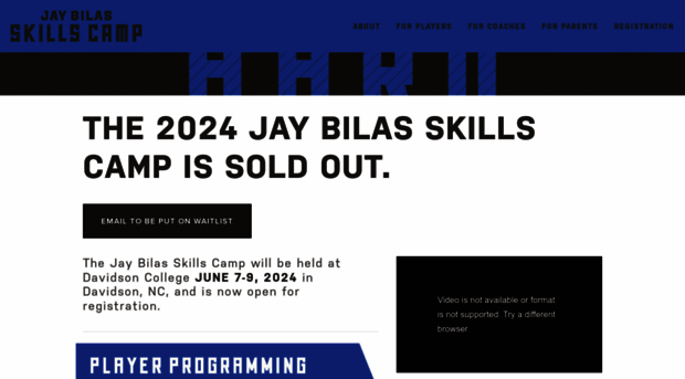 jaybilascamp.com