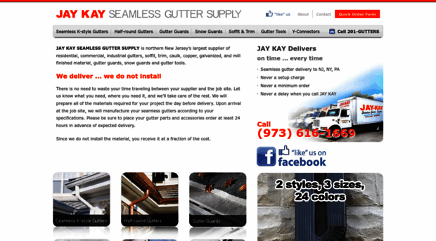 jaykayguttersupply.com