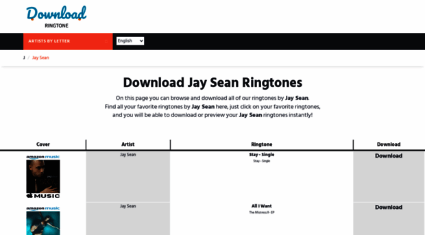 jaysean.download-ringtone.com