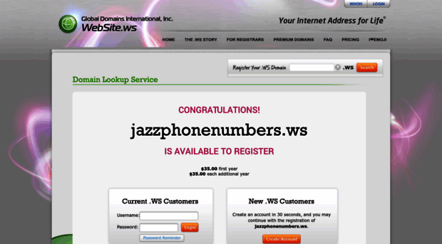 jazzphonenumbers.ws