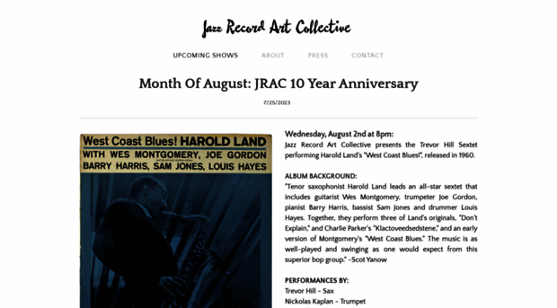 jazzrecordartcollective.com