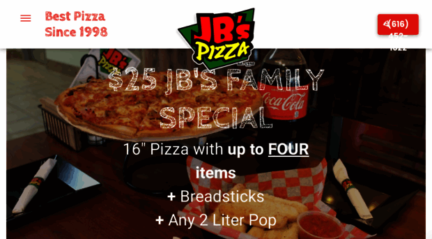 jbspizzaparlor.com