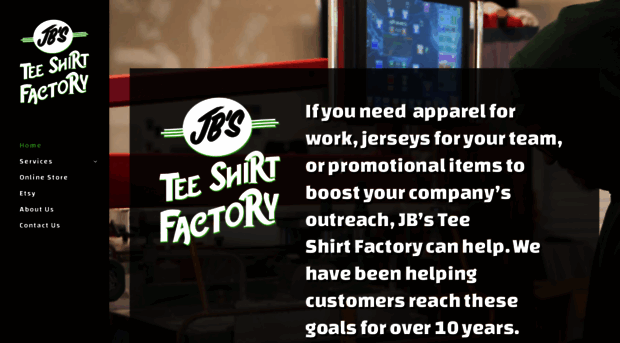 jbsteeshirtfactory.com
