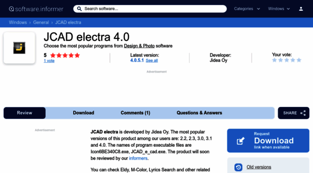 jcad-electra.software.informer.com