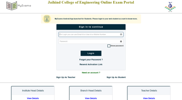 jcoe.myexamo.com