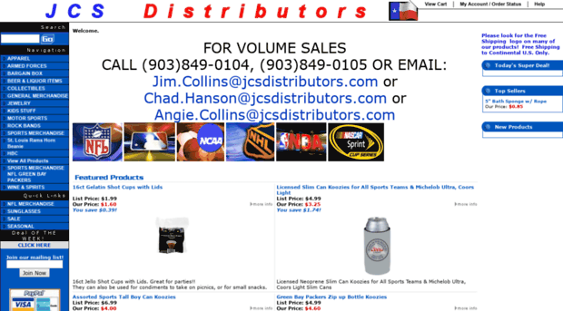 jcsdistributors.com