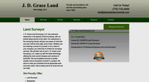 jdgracelandsurveyingllc.com