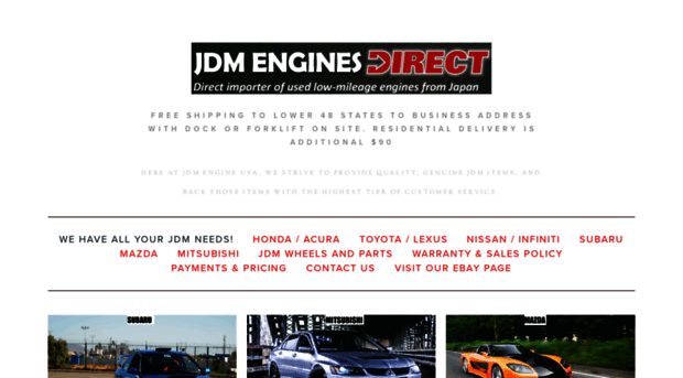 jdmenginedirect.com