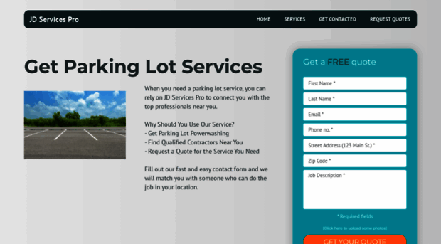 jdparkinglotservices.com