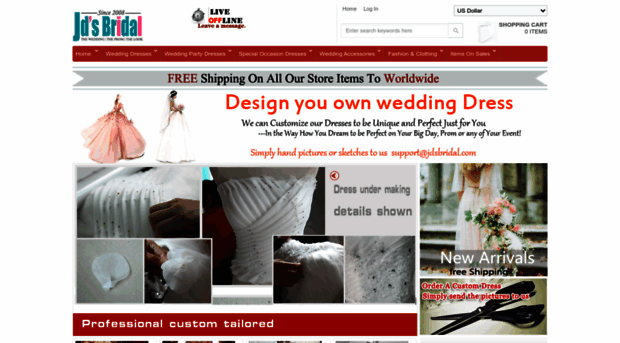 jdsbridal.com