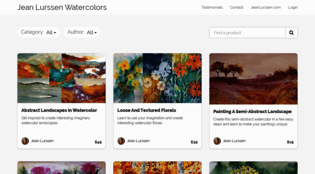 jeanlurssenwatercolors.teachable.com