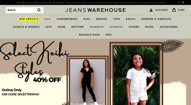 jeanswarehousehawaii.com