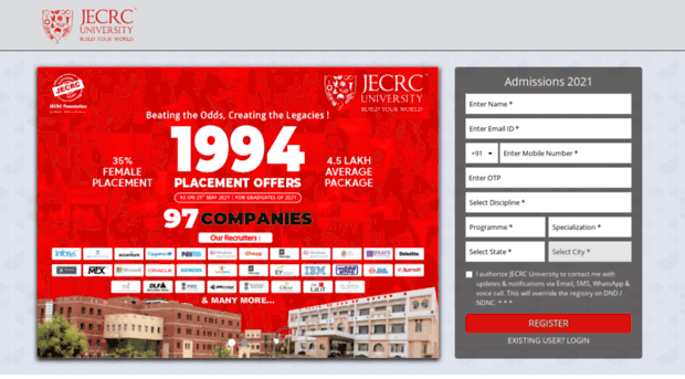jecrcuapplication.jecrcuniversity.edu.in