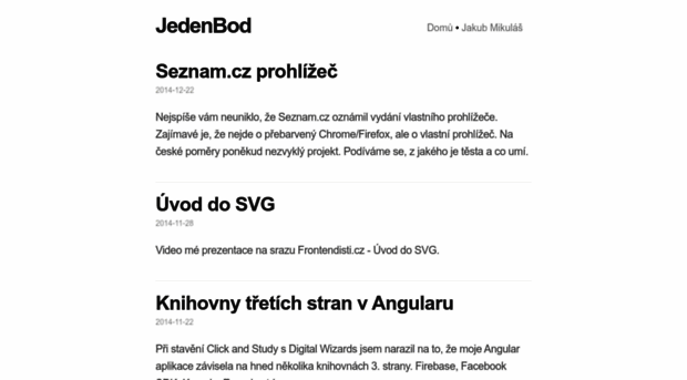 jedenbod.cz