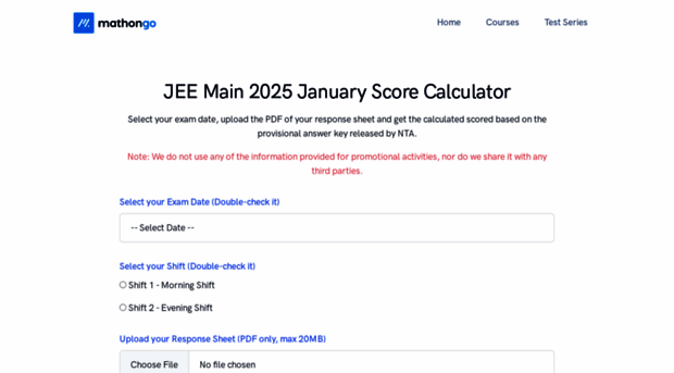 jee-marks-calculator.mathongo.com