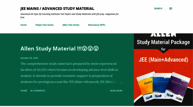 jeeadvmaterial.blogspot.com