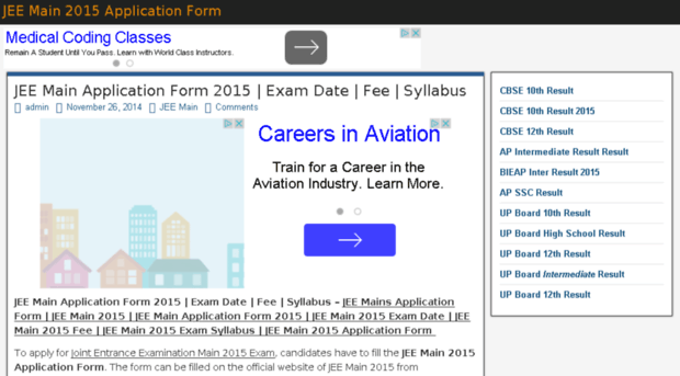 jeemain2015applicationform.in