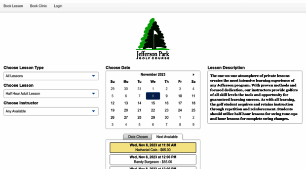 jeffersonparkgc.uschedule.com