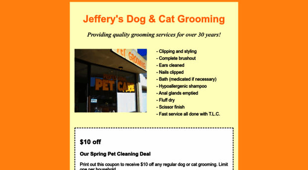 jeffsdoggrooming.com