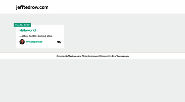 jefftedrow.com