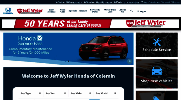 jeffwylercolerainhonda.net