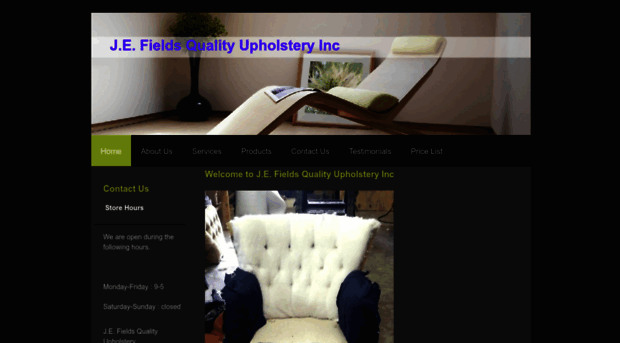 jefieldsqualityupholstery.com