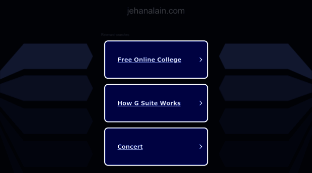 jehanalain.com