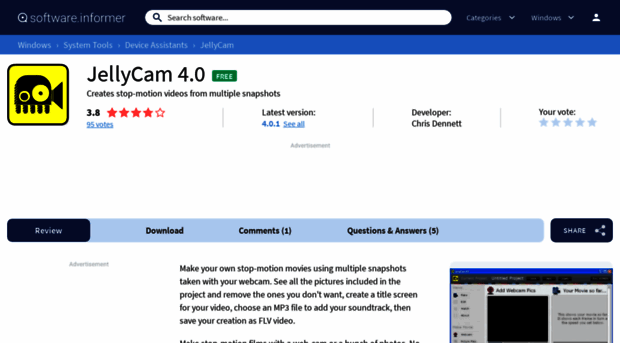 jellycam.software.informer.com