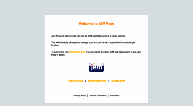 jem-auth.firebaseapp.com - Welcome to JEM Pass - JEM Auth Firebaseapp