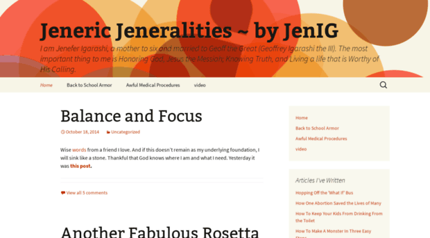 jeneralities.com